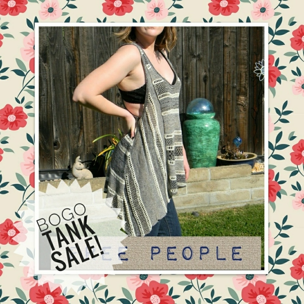 Free People Oversized Sweater Tank